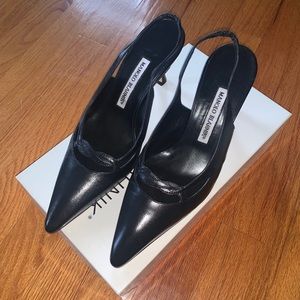 Manalo Blahnik Maritrini Slingback.  Size 7